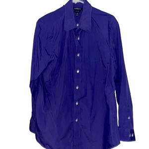 croft and barrow purple button down dress shirt